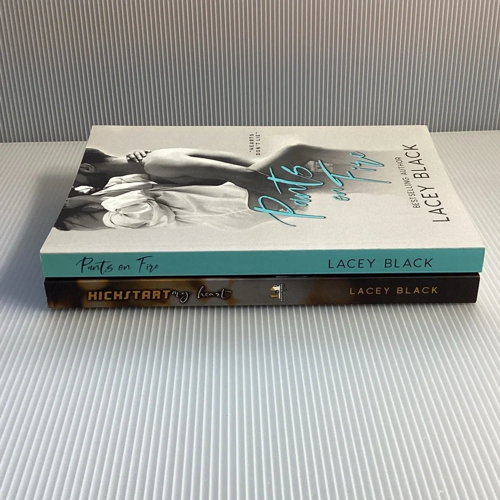 Signed Set of 2 Lacey Black Books